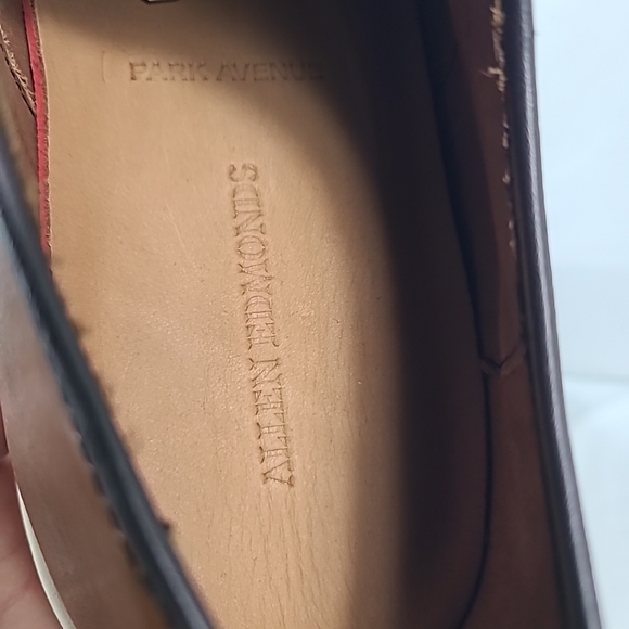 Allen Edmonds Park Avenue 2.0 Oxford Dress Sneaker Chili Brown Leather Sz 12 E - Picture 6 of 9